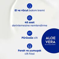 Nivea Aloe Vera Vücut Losyonu 400 ml Normal ve Kuru Ciltler 48 Saat Nemlendirme