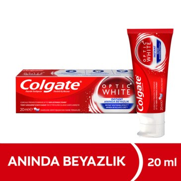 Colgate Optik Beyaz Diş Macunu Anında Beyazlık 20 ml