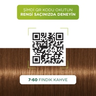 Palette Kalıcı Doğal Renkler 7-60 Fındık Kahve