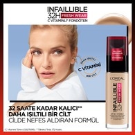 L'Oreal Paris Infaillible 32H Fresh Wear C Vitaminli Fondöten 130 True Beige