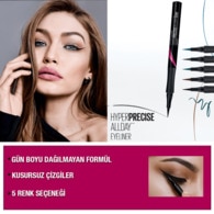 Maybelline New York Hyper Precise Eyeliner 001 Forest Kahverengi