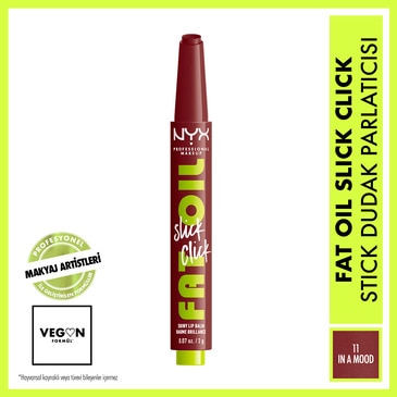 Nyx Professional Makeup Fat Oil Slick Click Parlatıcı Dudak Balmı 11 In a Mood