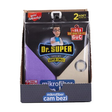 Dr. Super Mikrofiber Temizlik Bezi Cam Yüzeyler