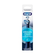 Oral-B iO Serisi Ultimate Clean Siyah Orijinal Yedek Başlıkları Derin Plak Giderme 2'li