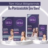 Sesu Hassas Ciltlere Özel Ağda Bandı 20 Adet